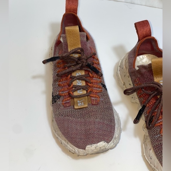 Nike Men's Space Hippie 01 Redstone/Sequoia-Black Shoes DJ3056-600 Size 6.5 - Picture 8 of 11